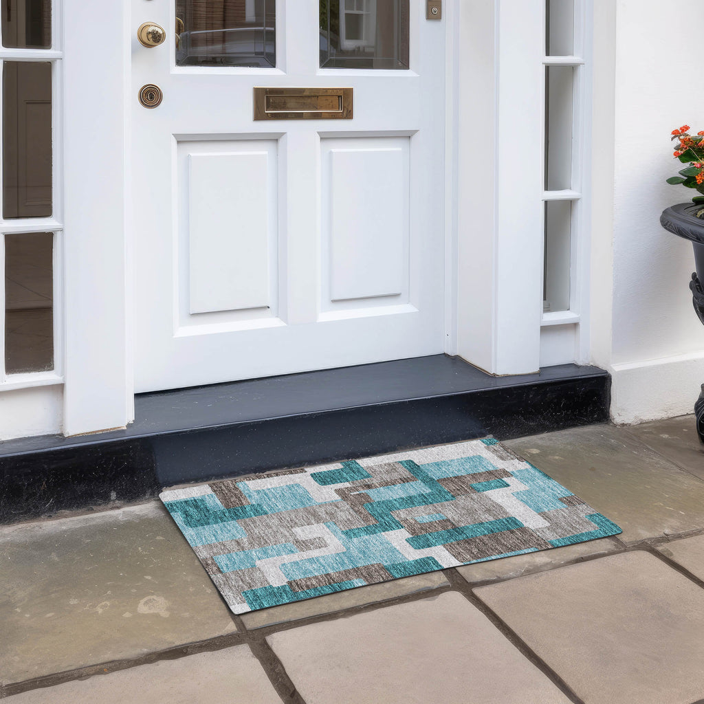 addison chantille acn740 teal rug