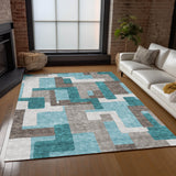 addison chantille acn740 teal rug