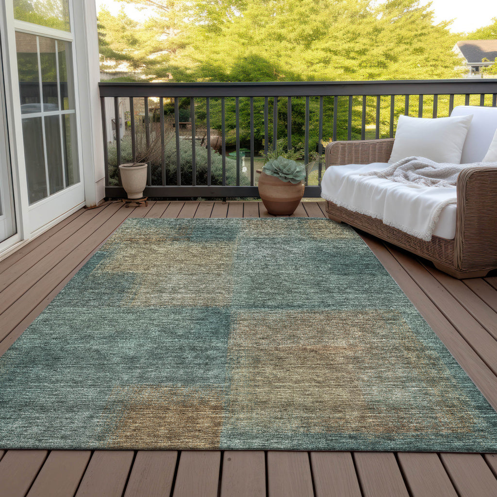 addison chantille acn742 teal rug