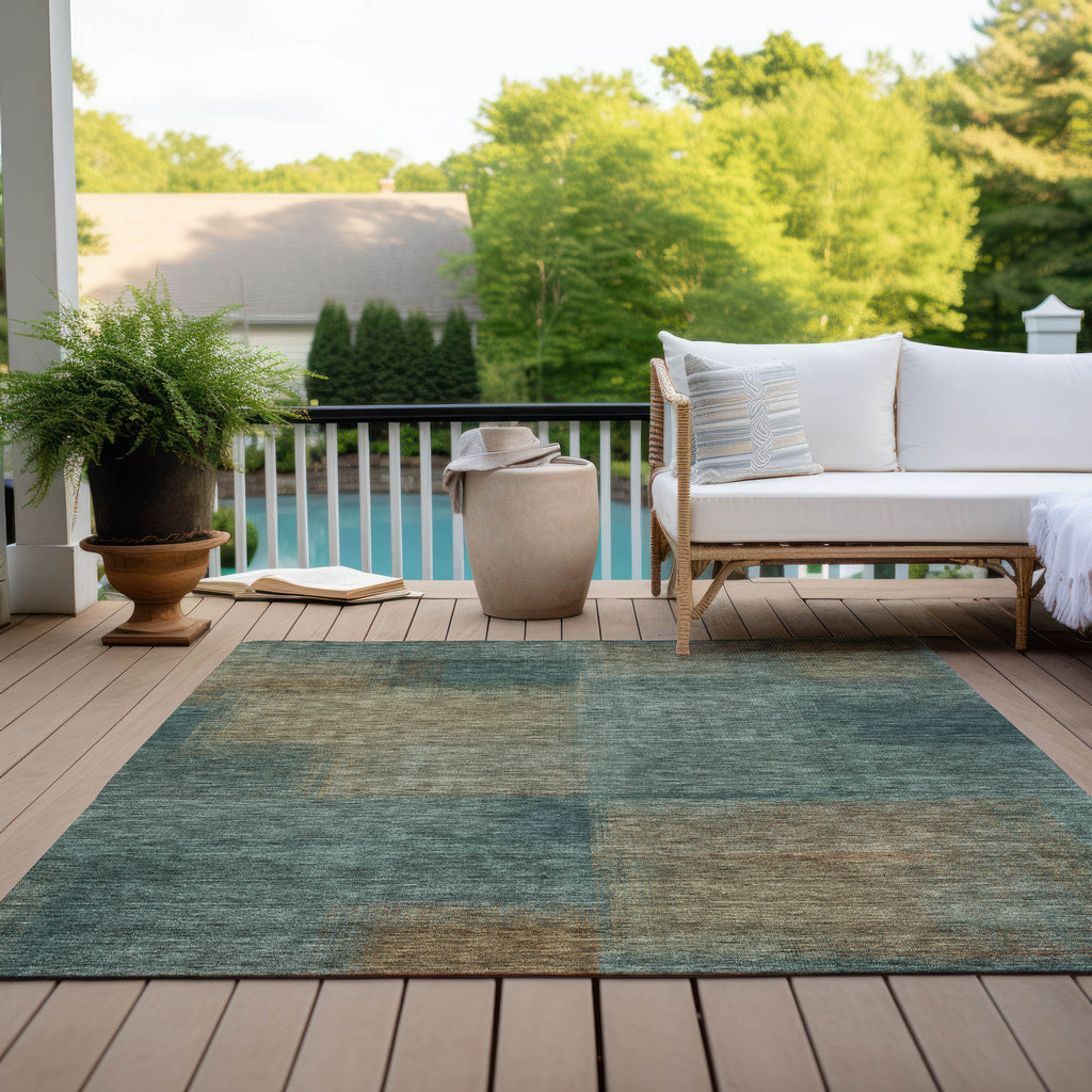 addison chantille acn742 teal rug