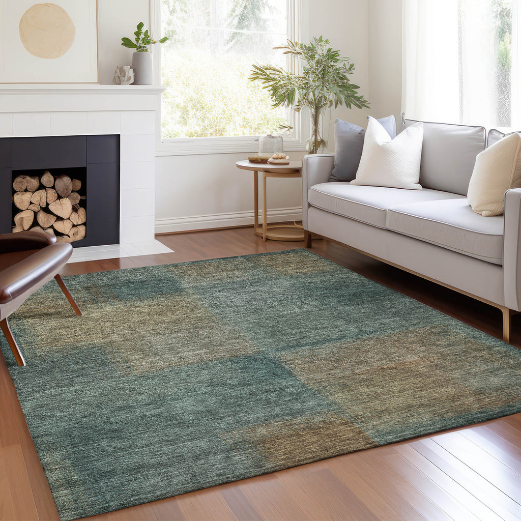 addison chantille acn742 teal rug