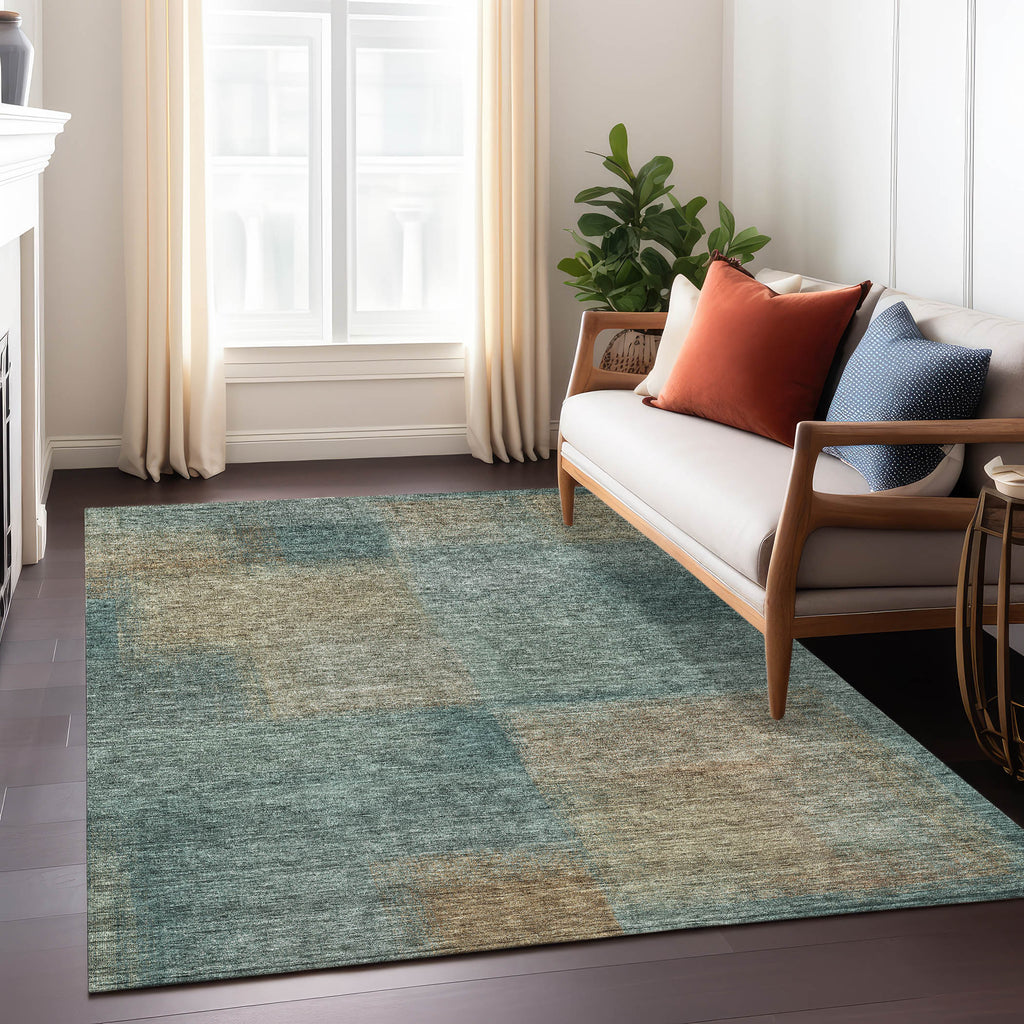 addison chantille acn742 teal rug