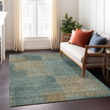 addison chantille acn742 teal rug