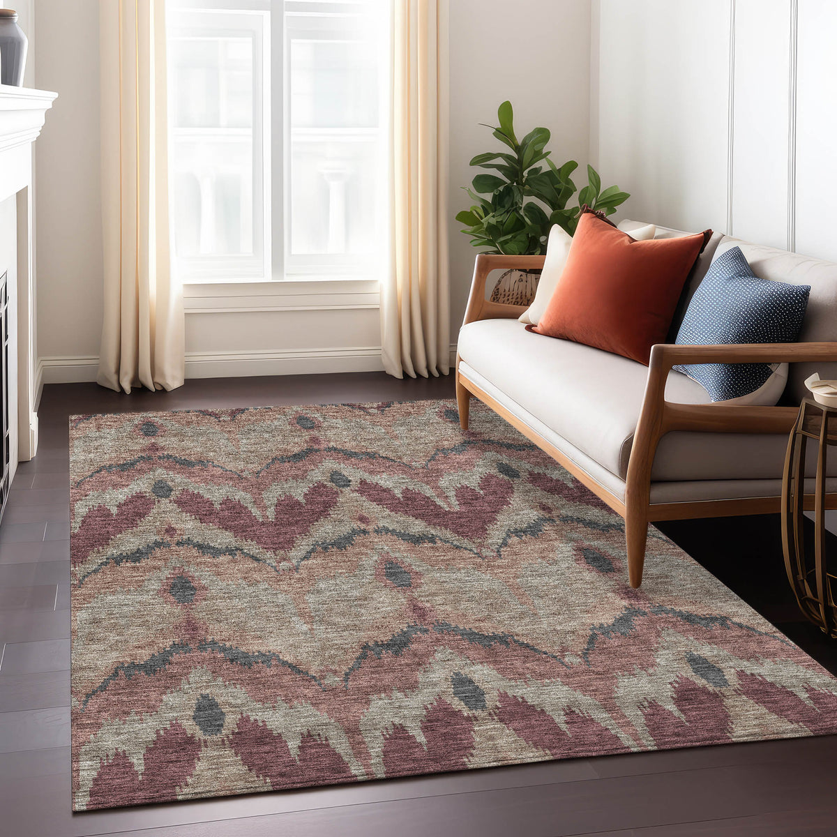 addison chantille acn743 burgundy rug