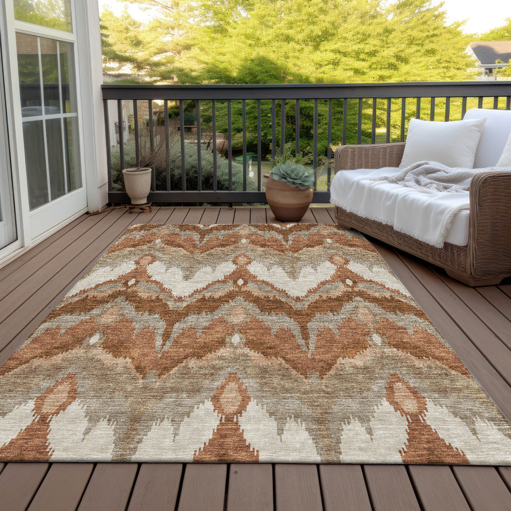 addison chantille acn743 paprika rug