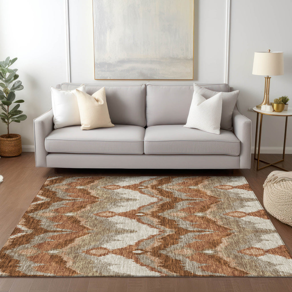 addison chantille acn743 paprika rug