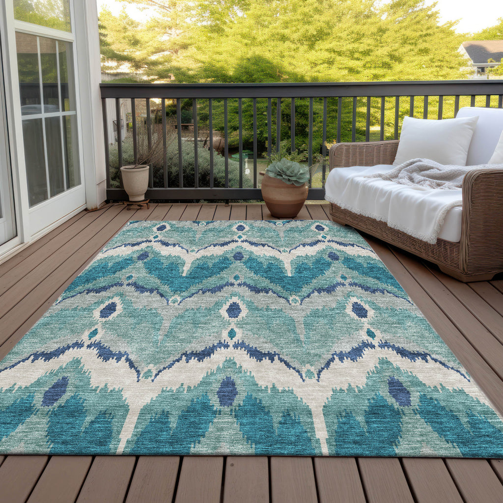 addison chantille acn743 teal rug