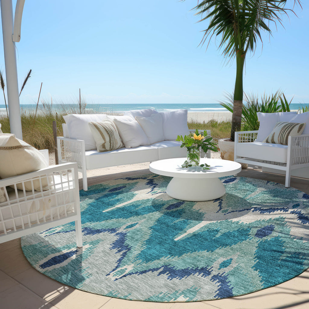 addison chantille acn743 teal rug