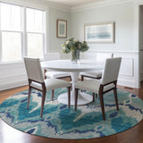 addison chantille acn743 teal rug