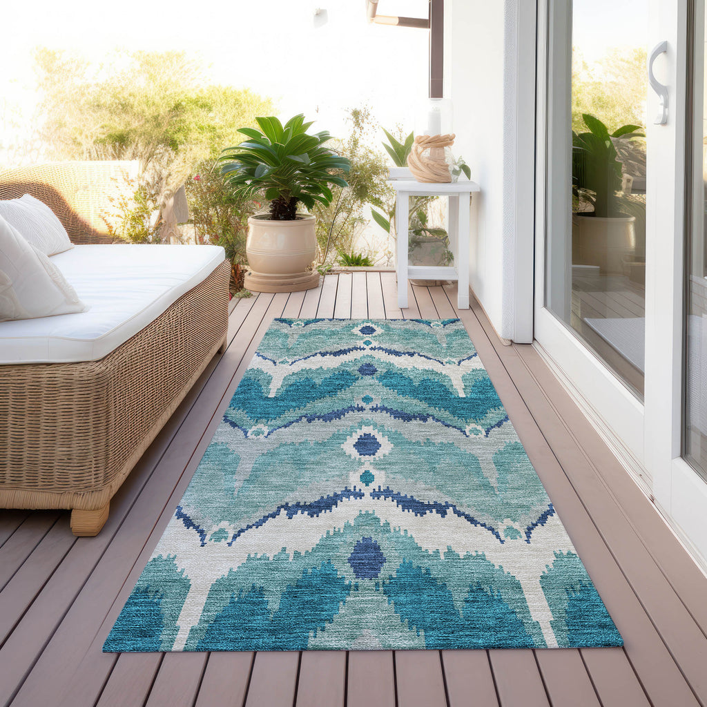 addison chantille acn743 teal rug