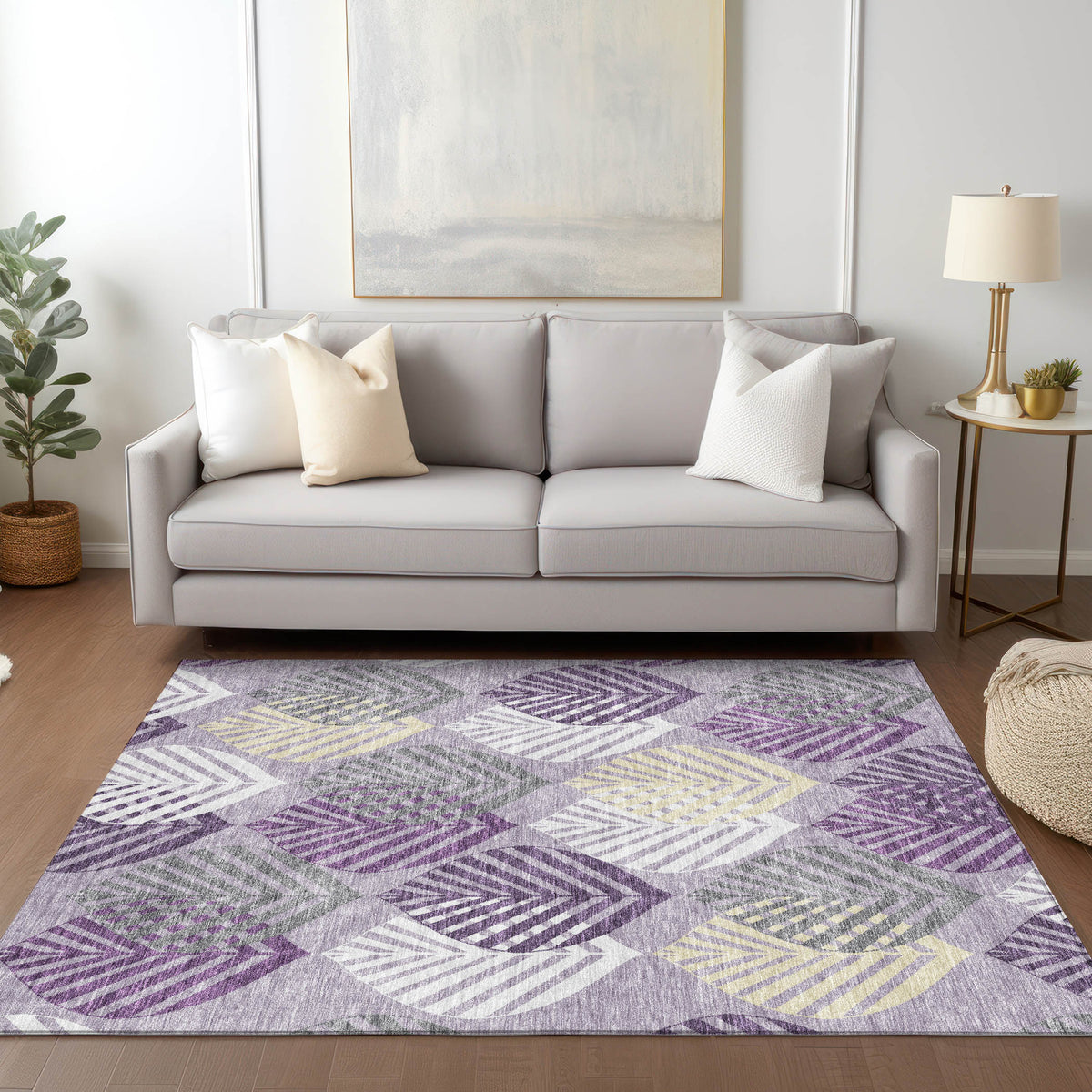 addison chantille acn744 purple rug