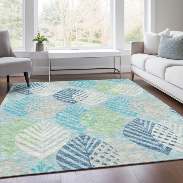 addison chantille acn744 teal rug