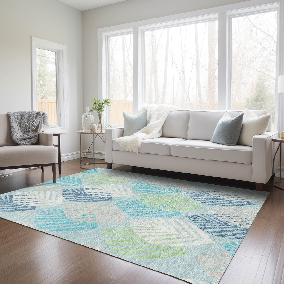 addison chantille acn744 teal rug
