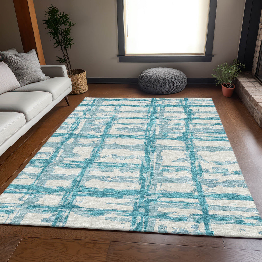addison chantille acn745 teal rug