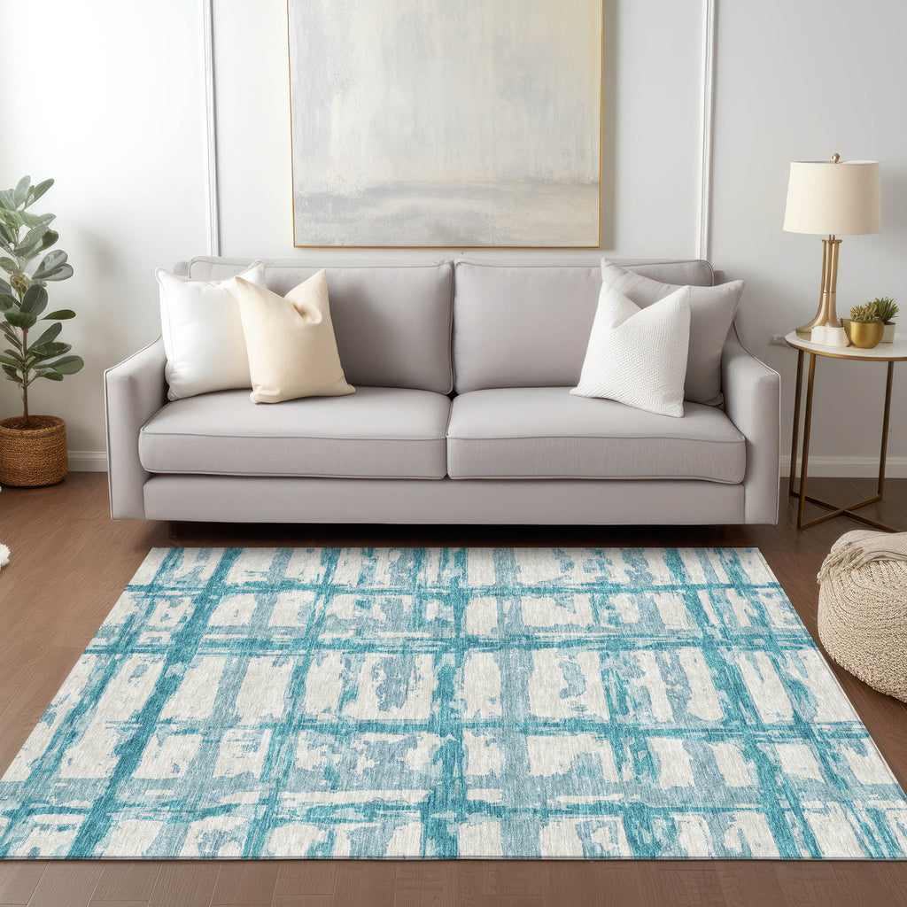 addison chantille acn745 teal rug