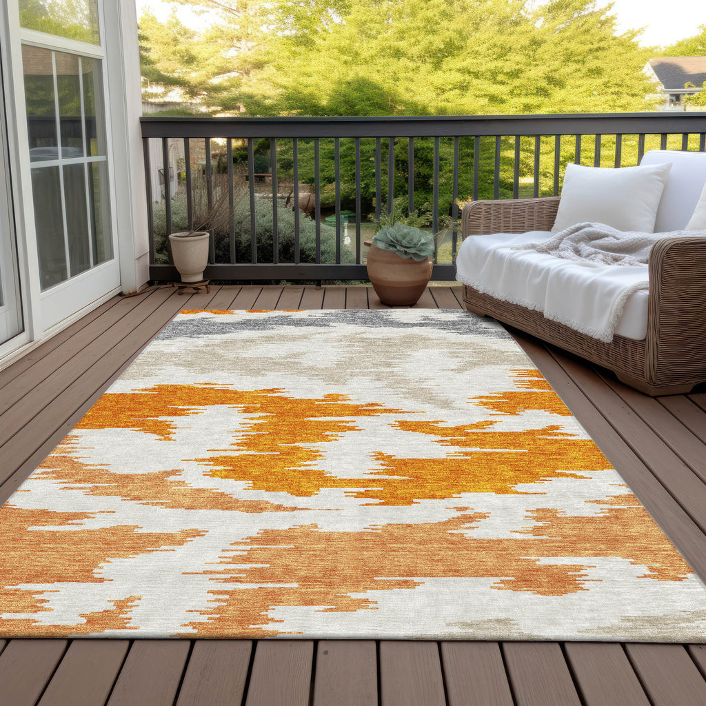 addison chantille acn746 orange rug