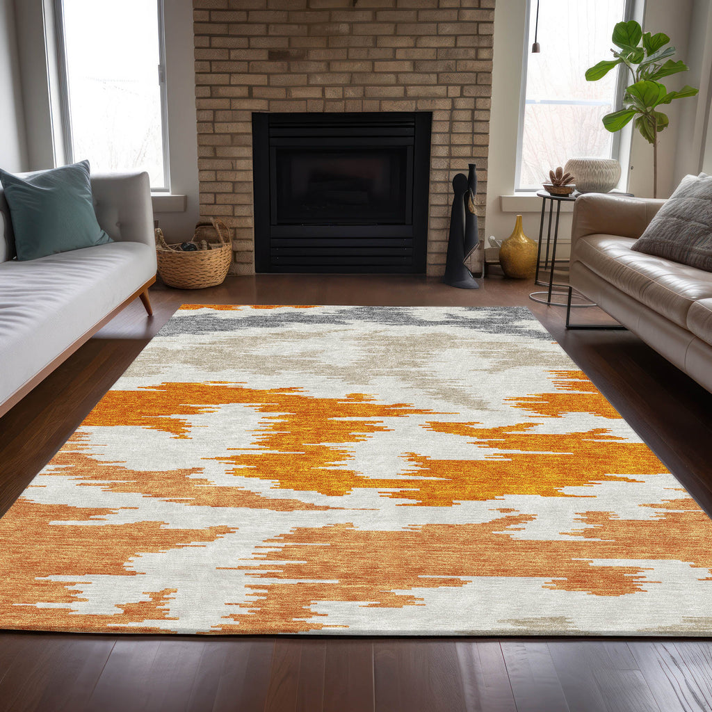 addison chantille acn746 orange rug