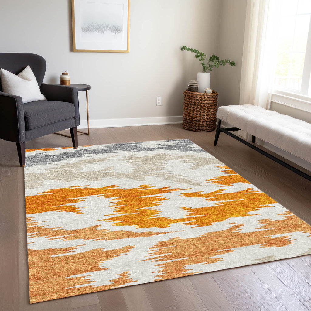 addison chantille acn746 orange rug