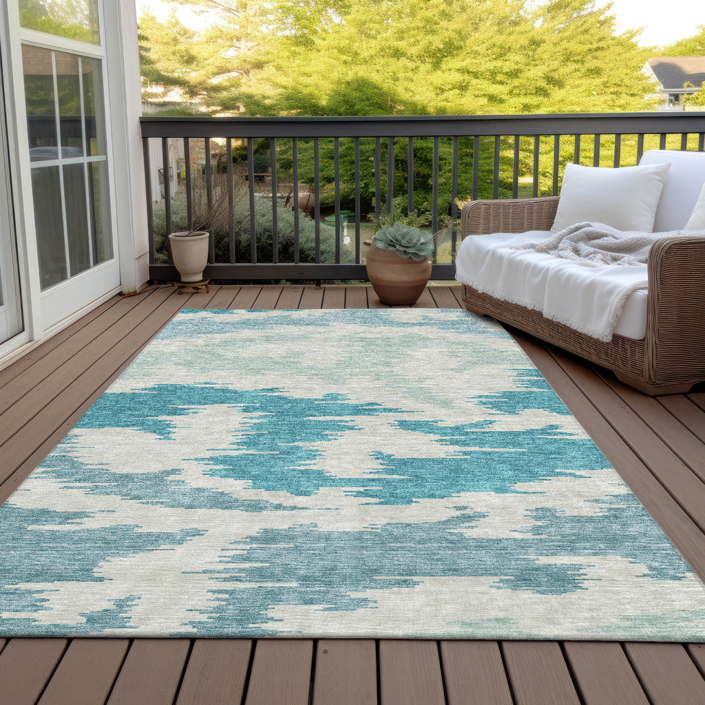 addison chantille acn746 teal rug