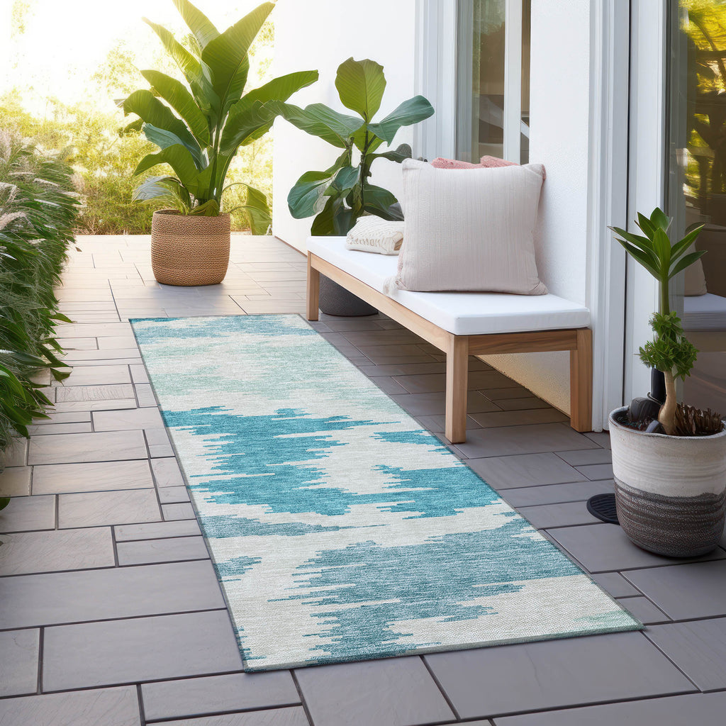 addison chantille acn746 teal rug