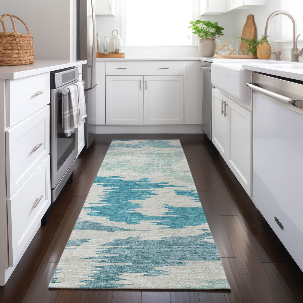 addison chantille acn746 teal rug