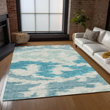 addison chantille acn746 teal rug