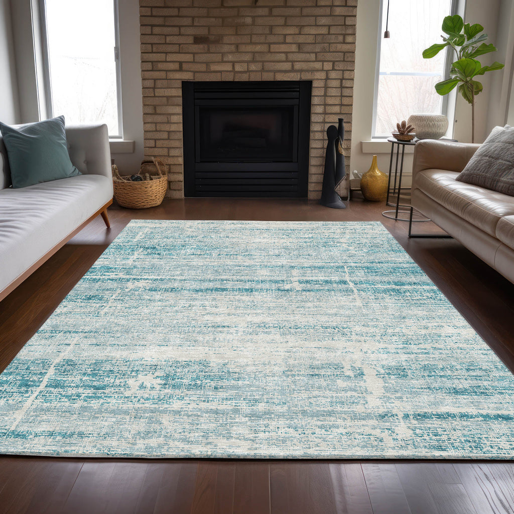 addison chantille acn747 teal rug