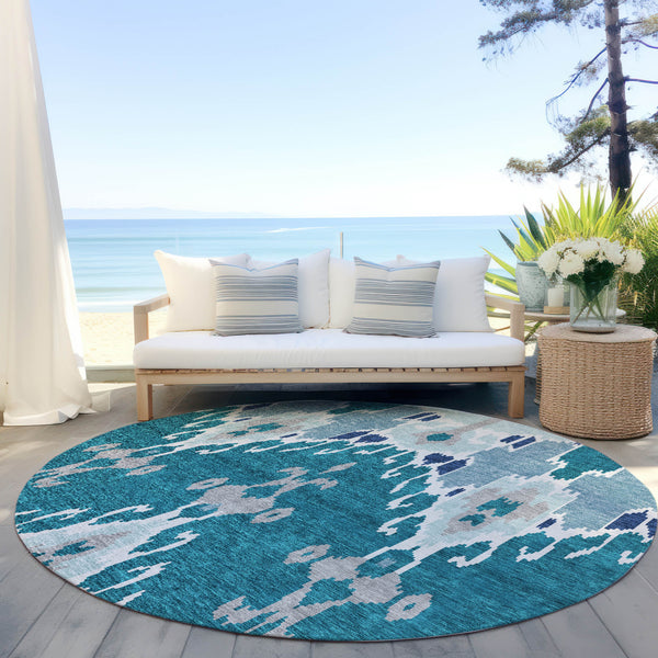 addison chantille acn748 teal rug