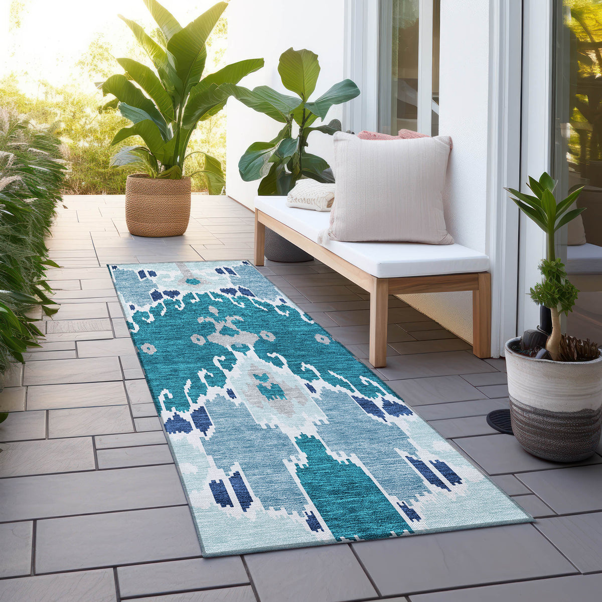 addison chantille acn748 teal rug