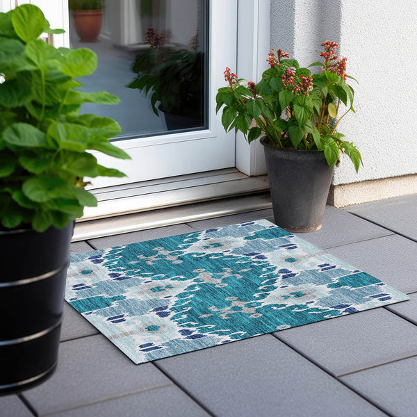 addison chantille acn748 teal rug