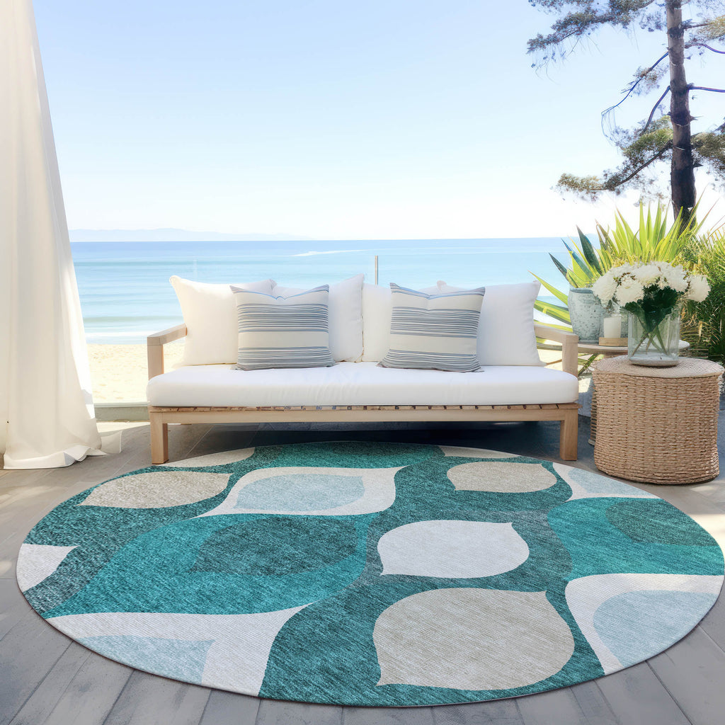 addison chantille acn749 teal rug