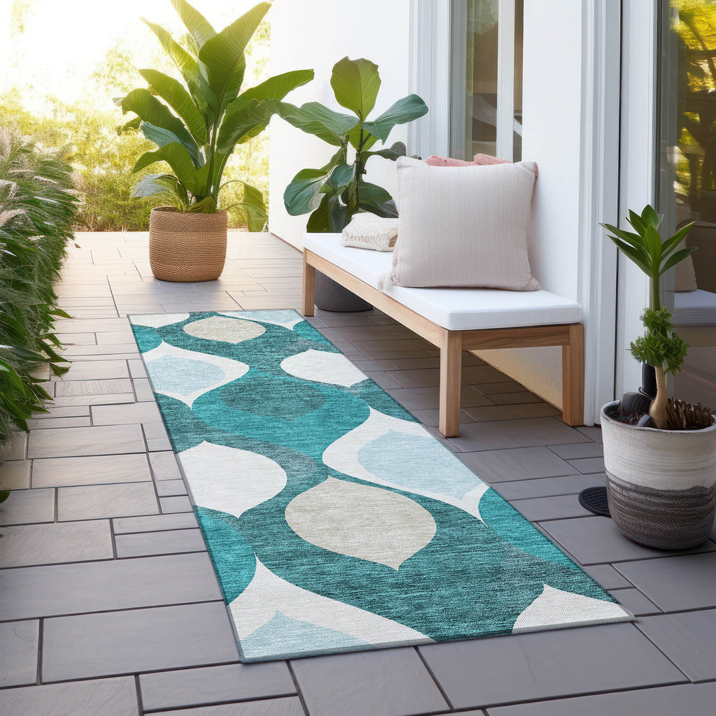 addison chantille acn749 teal rug