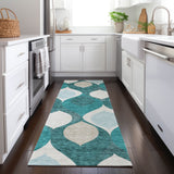 addison chantille acn749 teal rug