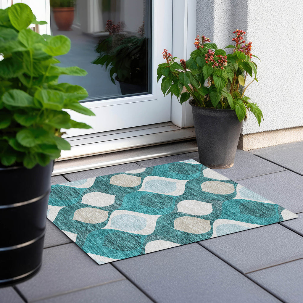 addison chantille acn749 teal rug