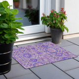 addison chantille acn751 lavender rug