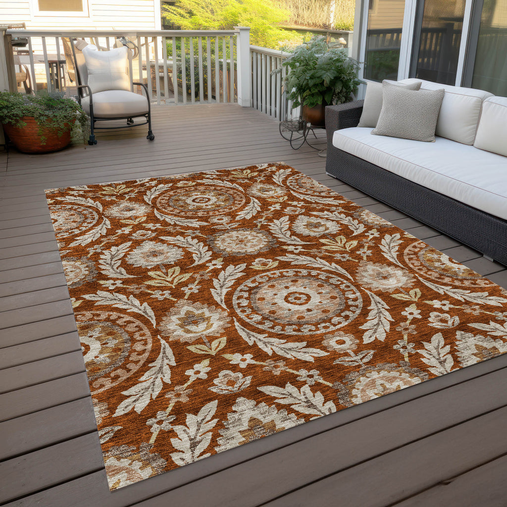 addison chantille acn751 paprika rug