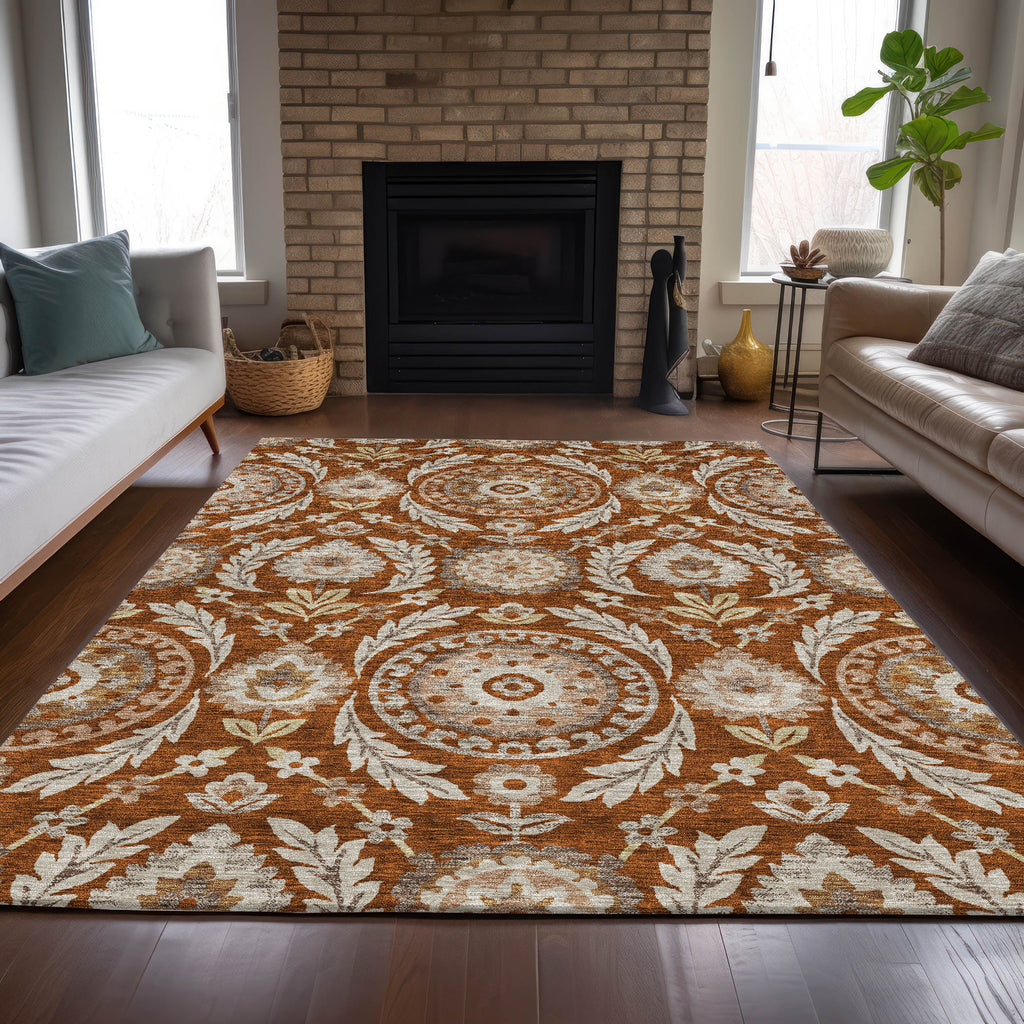 addison chantille acn751 paprika rug