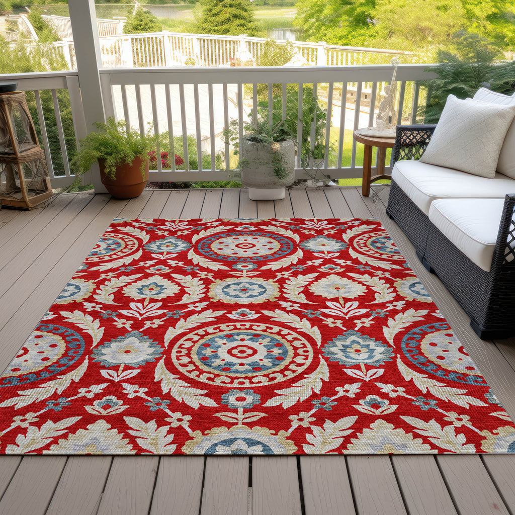 addison chantille acn751 red rug