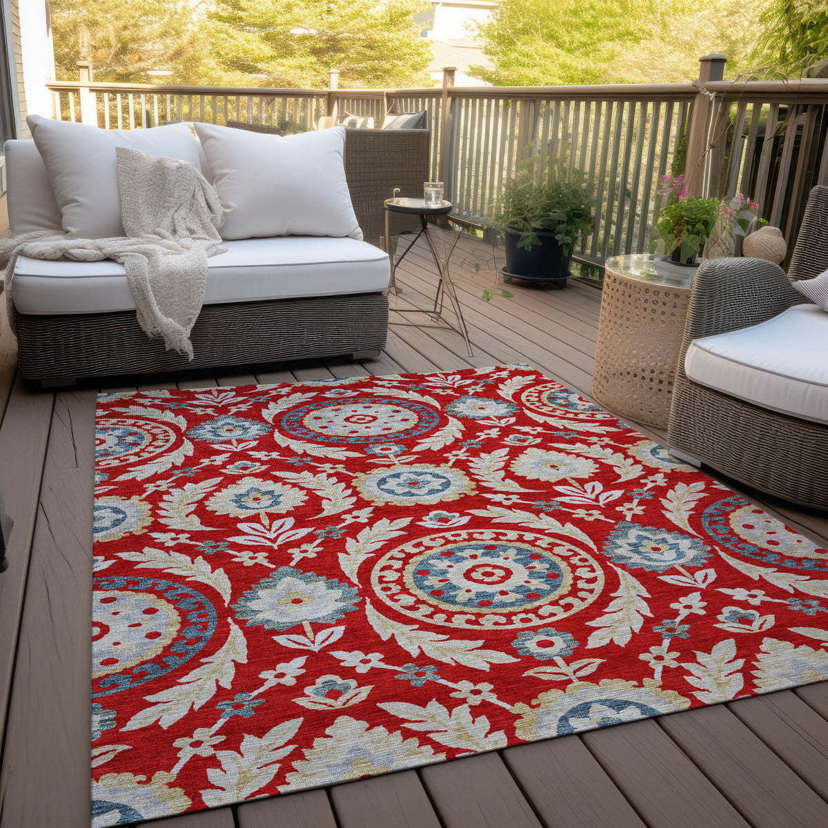 addison chantille acn751 red rug