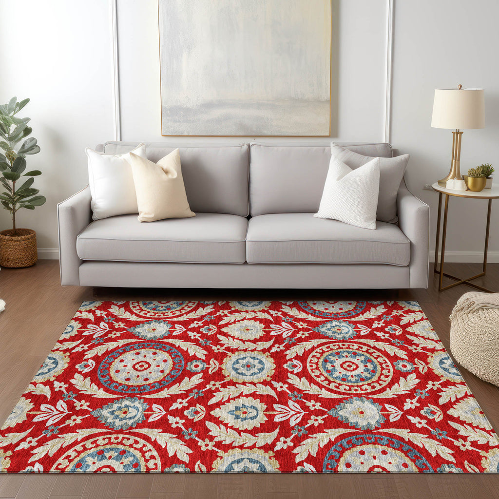 addison chantille acn751 red rug