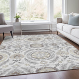 addison chantille acn751 silver rug