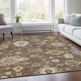 addison chantille acn753 chocolate rug