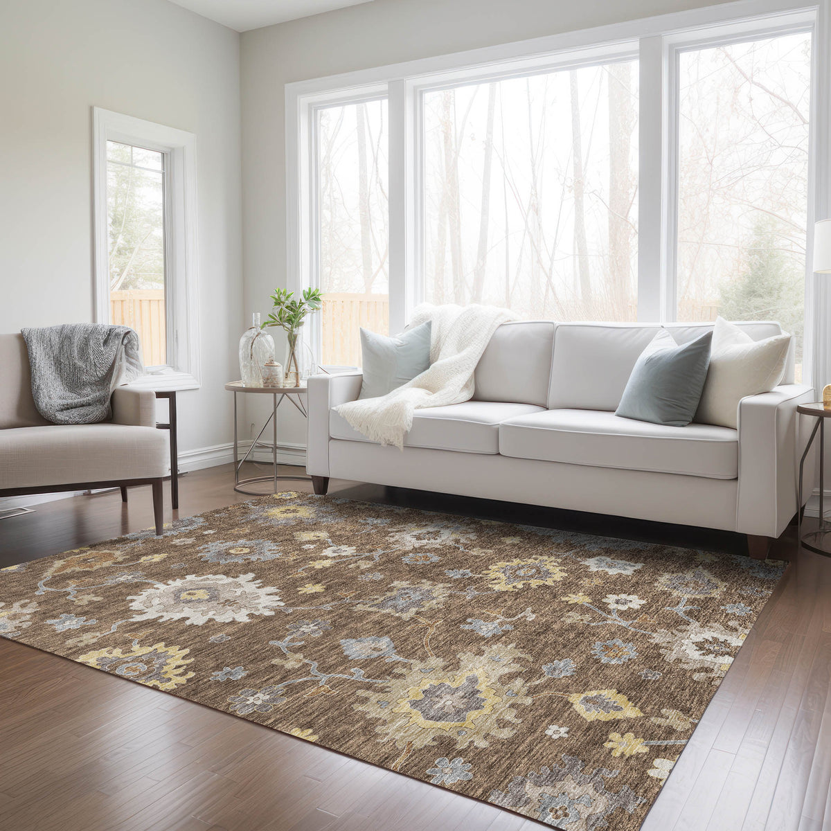 addison chantille acn753 chocolate rug