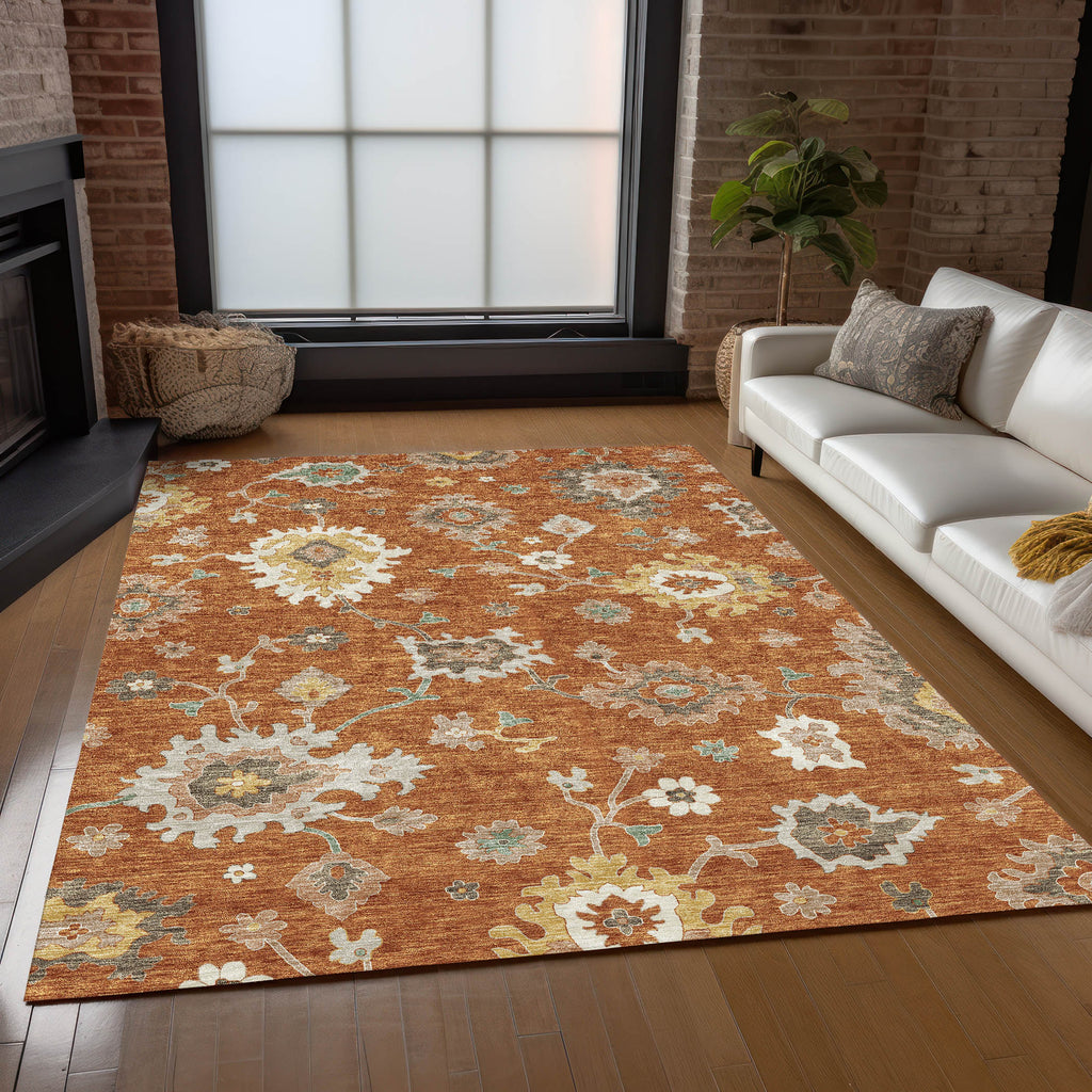 addison chantille acn753 paprika rug