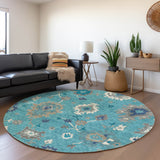 addison chantille acn753 teal rug