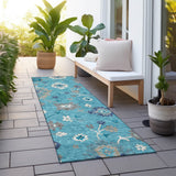 addison chantille acn753 teal rug