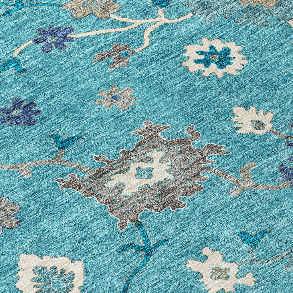 addison chantille acn753 teal rug