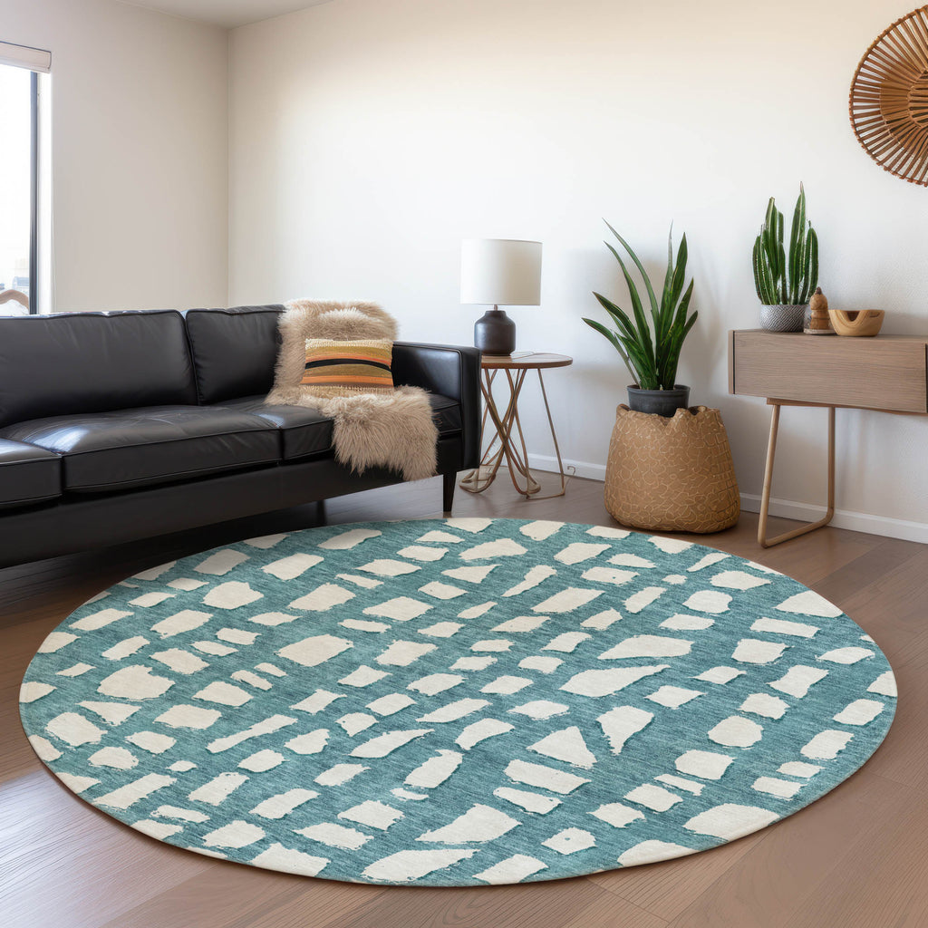 addison chantille acn754 teal rug