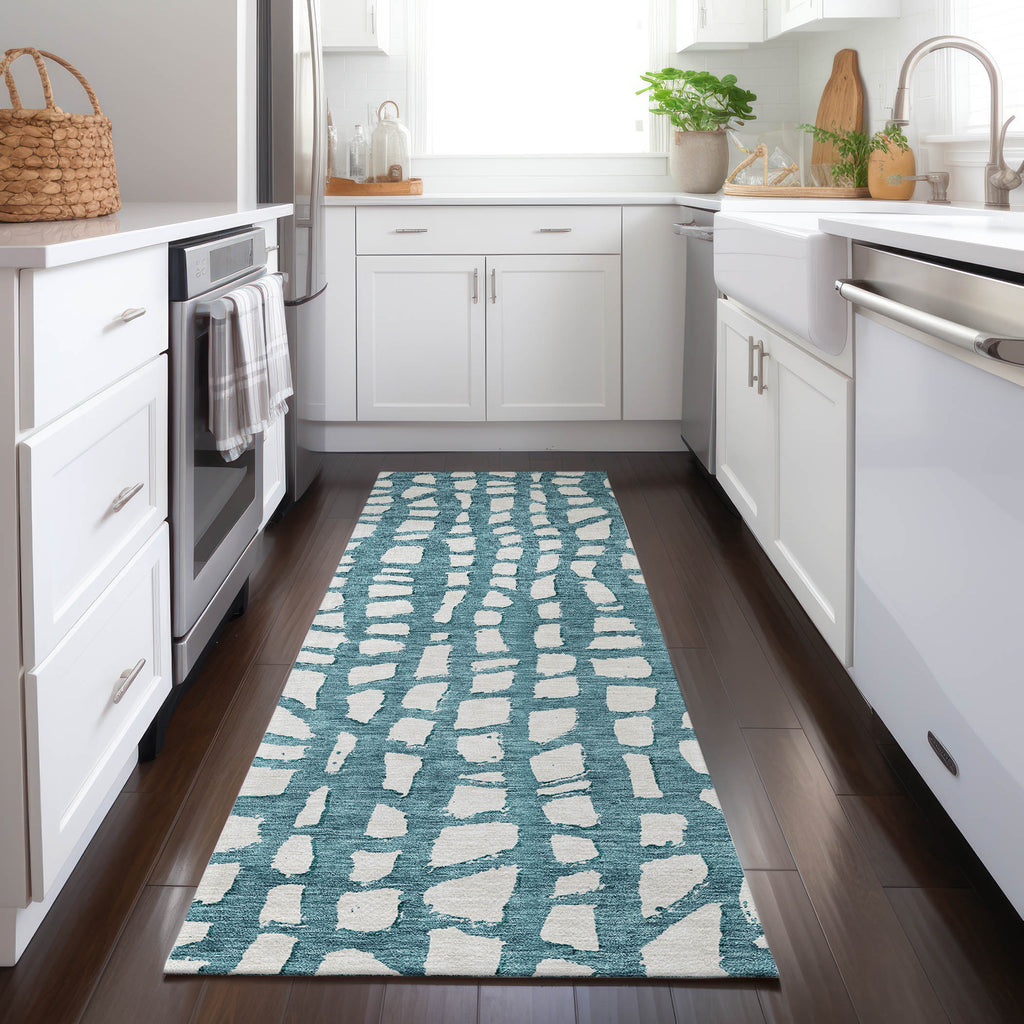 addison chantille acn754 teal rug