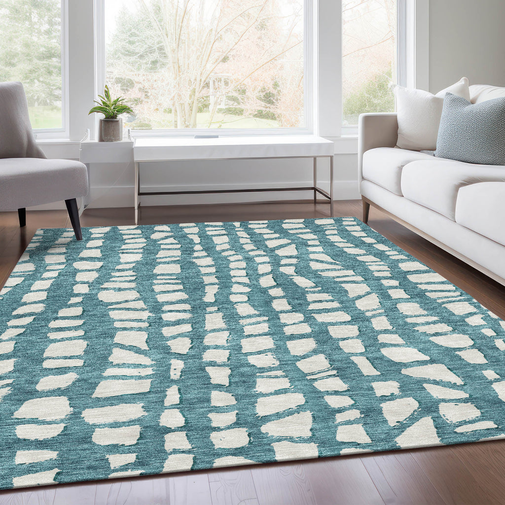 addison chantille acn754 teal rug